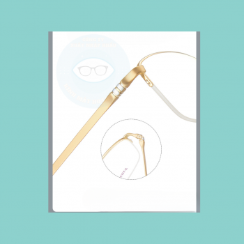 Gọng xẻ cước kim loại mã ZT19875